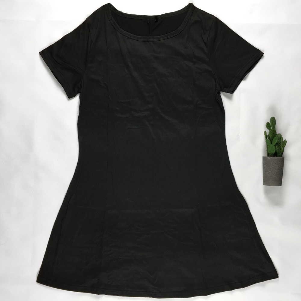 New Black T-Shirt Dress